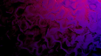 dark rose and red scary strange forms relief bg - abstract 3D rendering