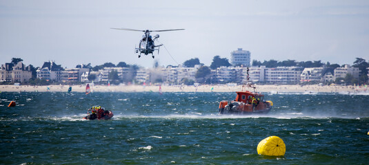 Exercice de sauvetage en mer