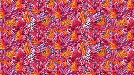 pattern with flowers colorful background