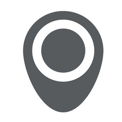checkin icon, check in icon, location pin icon, map pin place marker., location icon