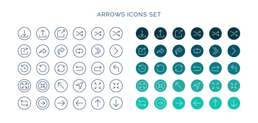 Arrows icons collection