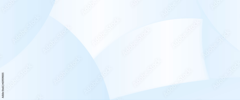 Poster abstract blue geometric soft light color gradient background with circle element. vector design grap