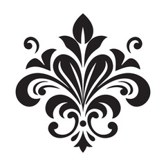 ornament, engraving, border, floral retro pattern, antique style, acanthus, foliage, swirl, decorative design element