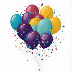 Balloon background for social media
