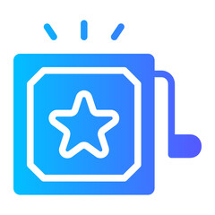 jack in the box gradient icon