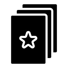 cards glyph icon