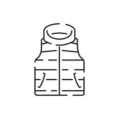 Warm clothes autumn and winter line icon. Knitted sweater. Doodle winter clothes vector collection. Vector sketch on white. Seasonal Design elements