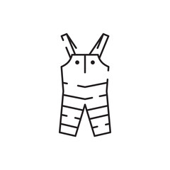 Warm clothes autumn and winter line icon. Knitted sweater. Doodle winter clothes vector collection. Vector sketch on white. Seasonal Design elements
