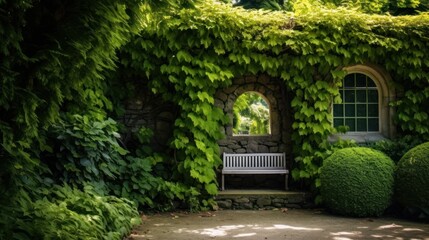 Naklejka premium entrance to the house. Generative AI