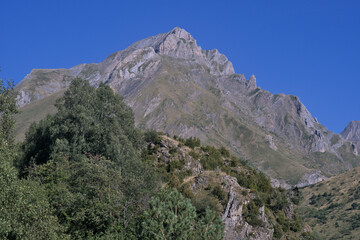 Mountains in the valley of La Ripera near Panticosa ski resort