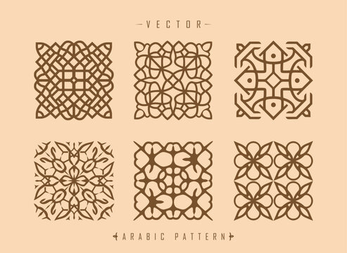 arabic pattern art middle eastern style pattern