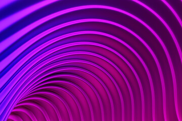 3d illustration of a classic purple  abstract gradient background with lines. PRint from the waves. Modern graphic texture. Geometric pattern.