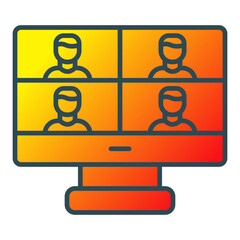 Online Meeting Icon