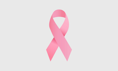 october breast cancer awareness ribbon, realistic breast cancer ribbon, breast cancer day ribbon