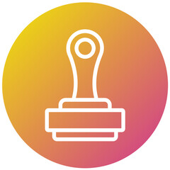 Stamp Vector Icon Design Illustration