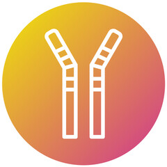 Straws Vector Icon Design Illustration