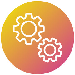 Settings Vector Icon Design Illustration