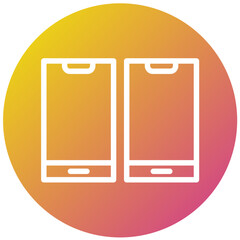 Mobile phones Vector Icon Design Illustration