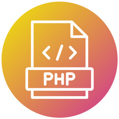Php Vector Icon Design Illustration