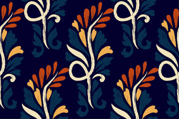 Ikat ethnic oriental seamless pattern traditional. design for clothing,fabric,carpet,wallpaper,texture,wrapping