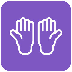 Gloves Vector Icon Design Illustration
