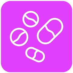 Pills Vector Icon Design Illustration