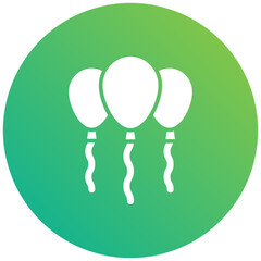 Balloons Vector Icon Design Illustration