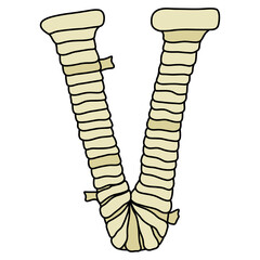 (Uppercase) V font