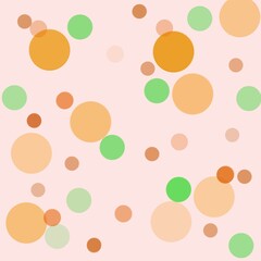 orange and green big Geometric background