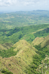 Fototapeta na wymiar Vistas de montañas y cerros en Panamá 