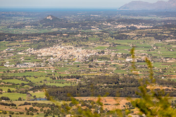 Blick auf die Bucht von Alcudia, vom Rand aus, Mallorca