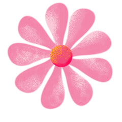Pink flower clipart 