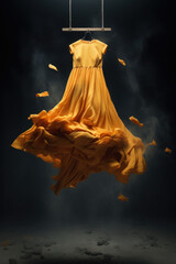 Floating Clothes, Hanging dress, Generative AI
