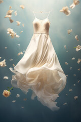 Floating Clothes, Hanging dress, Generative AI