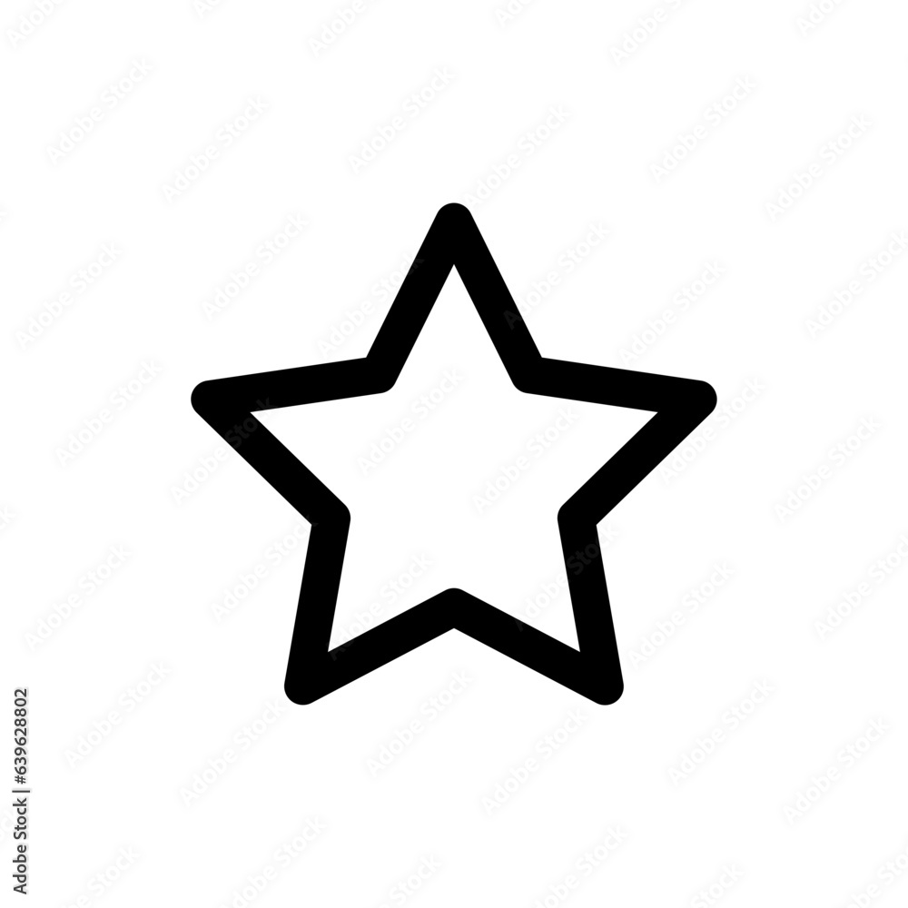Poster favorite star icon rating symbol reward rating mark icons