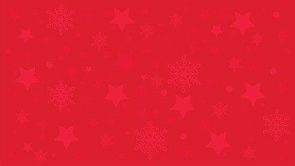 Abstract Christmas red and white background with star and snowflake ornaments. You can make stunning design with this creative background.
