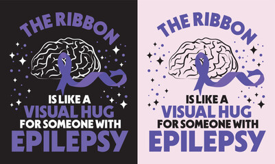 Epilepsy Warrior Awareness T-shirt Vector, Seizure Disorder T-shirt SVG, Epilepsy Hand-Drawn Lettering