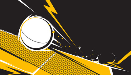 Table tennis abstract background design. The sports concept