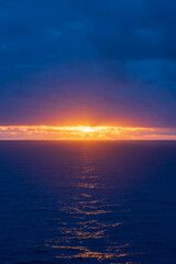Сunset over the sea