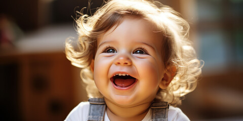Laughing Baby: Pure Joy and Innocence