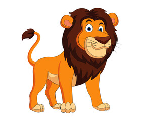 Lion illustration, vector