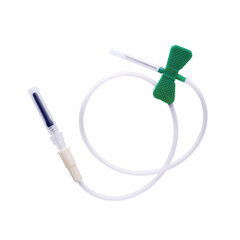 Blood collection set and luer adapter