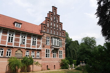 Fototapeta na wymiar Schloss Hamburg Bergedorf