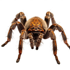Mygale (Theraphosidae spp.) Araignée avec transparence, sans background