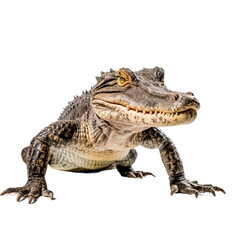 Alligator avec transparence, sans background