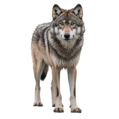 Fototapeta premium Loup avec transparence, sans background