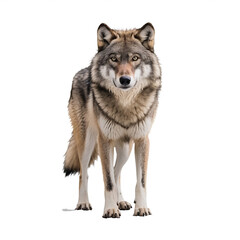 Fototapeta premium Loup avec transparence, sans background