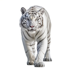Tigre blanc avec transparence, sans background