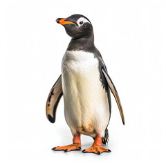 Pingouin avec transparence, sans background