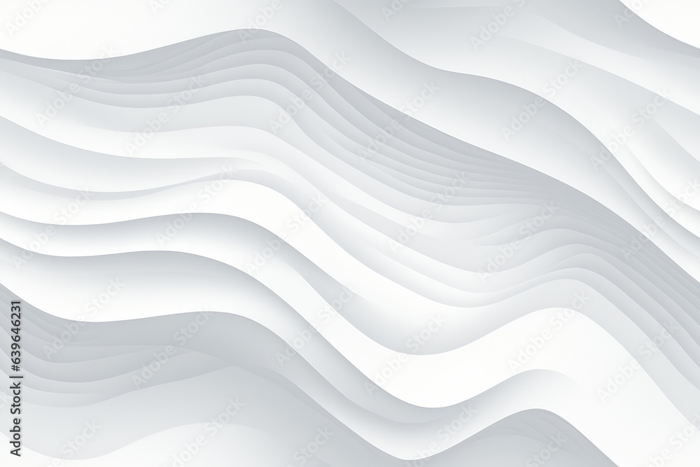 Poster white abstract seamless texture background with waves.